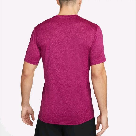 NWT Nike Men's Dri-Fit SS Utility Static Training Tee T-Shirt Team Maroon 2XL - Picture 7 of 8